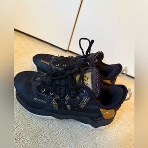 Jordan Kids Sneakers Black and Gold